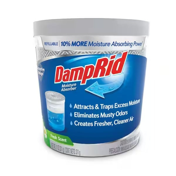 DampRid 11 oz. Fresh Scent Refillable Moisture Absorber - Decorative Design